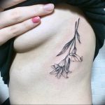 Фото тату цветок колокольчики 15.04.2019 №016 - ideas flower bells tattoo - tattoo-photo.ru