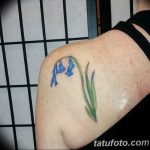 Фото тату цветок колокольчики 15.04.2019 №019 - ideas flower bells tattoo - tattoo-photo.ru