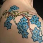 Фото тату цветок колокольчики 15.04.2019 №021 - ideas flower bells tattoo - tattoo-photo.ru