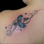 Фото тату цветок колокольчики 15.04.2019 №022 - ideas flower bells tattoo - tattoo-photo.ru