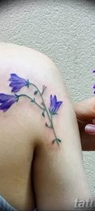 Фото тату цветок колокольчики 15.04.2019 №027 - ideas flower bells tattoo - tattoo-photo.ru