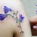 Фото тату цветок колокольчики 15.04.2019 №027 - ideas flower bells tattoo - tattoo-photo.ru