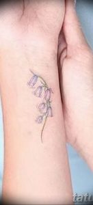 Фото тату цветок колокольчики 15.04.2019 №029 - ideas flower bells tattoo - tattoo-photo.ru
