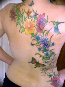 Фото тату цветок колокольчики 15.04.2019 №037 - ideas flower bells tattoo - tattoo-photo.ru
