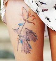 Фото тату цветок колокольчики 15.04.2019 №041 — ideas flower bells tattoo — tattoo-photo.ru