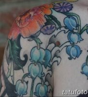 Фото тату цветок колокольчики 15.04.2019 №047 — ideas flower bells tattoo — tattoo-photo.ru