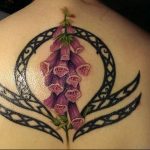 Фото тату цветок колокольчики 15.04.2019 №060 - ideas flower bells tattoo - tattoo-photo.ru