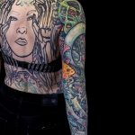 фото биомеханика женские тату 06.04.2019 №014 - female biomechanics tat - tattoo-photo.ru