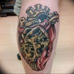 фото биомеханика сердце тату 06.04.2019 №003 - biomechanics heart tattoo - tattoo-photo.ru