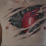 фото биомеханика сердце тату 06.04.2019 №005 - biomechanics heart tattoo - tattoo-photo.ru