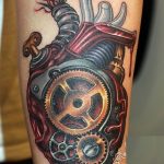 фото биомеханика сердце тату 06.04.2019 №006 - biomechanics heart tattoo - tattoo-photo.ru