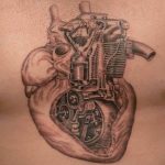 фото биомеханика сердце тату 06.04.2019 №008 - biomechanics heart tattoo - tattoo-photo.ru