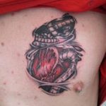 фото биомеханика сердце тату 06.04.2019 №016 - biomechanics heart tattoo - tattoo-photo.ru