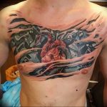 фото биомеханика сердце тату 06.04.2019 №019 - biomechanics heart tattoo - tattoo-photo.ru