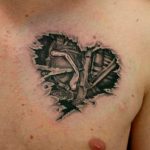 фото биомеханика сердце тату 06.04.2019 №020 - biomechanics heart tattoo - tattoo-photo.ru