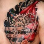 фото биомеханика сердце тату 06.04.2019 №024 - biomechanics heart tattoo - tattoo-photo.ru