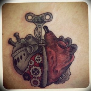 фото биомеханика сердце тату 06.04.2019 №026 - biomechanics heart tattoo - tattoo-photo.ru