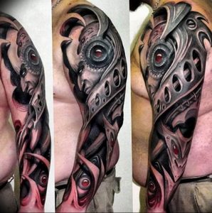 фото биомеханика тату 06.04.2019 №024 - biomechanics tattoo - tattoo-photo.ru