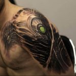 фото биомеханика тату 06.04.2019 №033 - biomechanics tattoo - tattoo-photo.ru