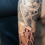 фото вариант биомеханические тату 06.04.2019 №003 - tattoo biomechaniс - tattoo-photo.ru