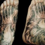 фото вариант биомеханические тату 06.04.2019 №014 - tattoo biomechaniс - tattoo-photo.ru