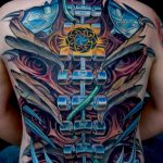 фото вариант биомеханические тату 06.04.2019 №033 - tattoo biomechaniс - tattoo-photo.ru