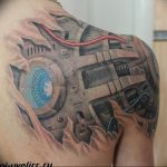 фото идея биомеханические тату 06.04.2019 №018 - tattoo biomechaniс - tattoo-photo.ru