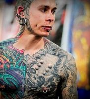 фото идея биомеханические тату 06.04.2019 №024 — tattoo biomechaniс — tattoo-photo.ru