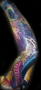 фото идея биомеханические тату 06.04.2019 №025 - tattoo biomechaniс - tattoo-photo.ru