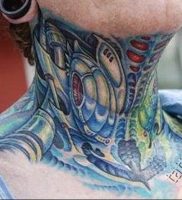 фото идея биомеханические тату 06.04.2019 №029 — tattoo biomechaniс — tattoo-photo.ru