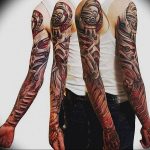 фото идея биомеханические тату 06.04.2019 №038 - tattoo biomechaniс - tattoo-photo.ru