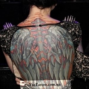 фото идея биомеханические тату 06.04.2019 №039 - tattoo biomechaniс - tattoo-photo.ru