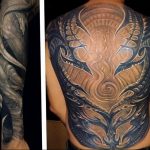 фото идея биомеханические тату 06.04.2019 №040 - tattoo biomechaniс - tattoo-photo.ru