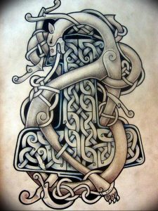 фото кельтский оберег тату 03.04.2019 №001 - celtic amulet tattoo - tattoo-photo.ru