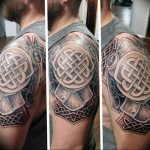 фото кельтский оберег тату 03.04.2019 №002 - celtic amulet tattoo - tattoo-photo.ru