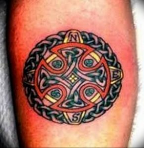 фото кельтский оберег тату 03.04.2019 №028 - celtic amulet tattoo - tattoo-photo.ru