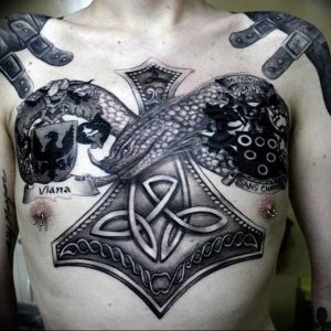 фото кельтский оберег тату 03.04.2019 №035 - celtic amulet tattoo - tattoo-photo.ru
