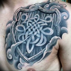 фото кельтский оберег тату 03.04.2019 №039 - celtic amulet tattoo - tattoo-photo.ru