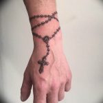 фото крест оберег тату 03.04.2019 №004 - cross charm tattoo - tattoo-photo.ru