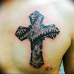 фото крест оберег тату 03.04.2019 №005 - cross charm tattoo - tattoo-photo.ru