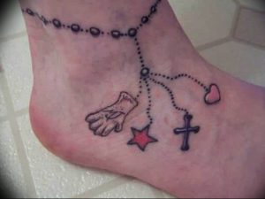 фото крест оберег тату 03.04.2019 №008 - cross charm tattoo - tattoo-photo.ru