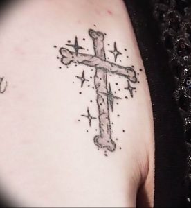 фото крест оберег тату 03.04.2019 №011 - cross charm tattoo - tattoo-photo.ru