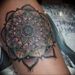 фото оберег мандала тату 03.04.2019 №018 - Mandala tattoos - tattoo-photo.ru