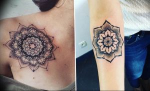 фото оберег мандала тату 03.04.2019 №029 - Mandala tattoos - tattoo-photo.ru