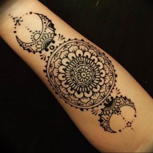 фото оберег мандала тату 03.04.2019 №056 - Mandala tattoos - tattoo-photo.ru