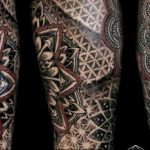 фото оберег мандала тату 03.04.2019 №058 - Mandala tattoos - tattoo-photo.ru