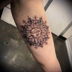 фото оберег мандала тату 03.04.2019 №088 - Mandala tattoos - tattoo-photo.ru