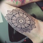 фото оберег мандала тату 03.04.2019 №095 - Mandala tattoos - tattoo-photo.ru