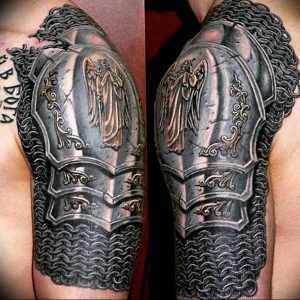 фото оберегающие тату на плече 03.04.2019 №015 - shoulder tattoos - tattoo-photo.ru