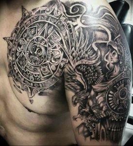 фото оберегающие тату на плече 03.04.2019 №025 - shoulder tattoos - tattoo-photo.ru